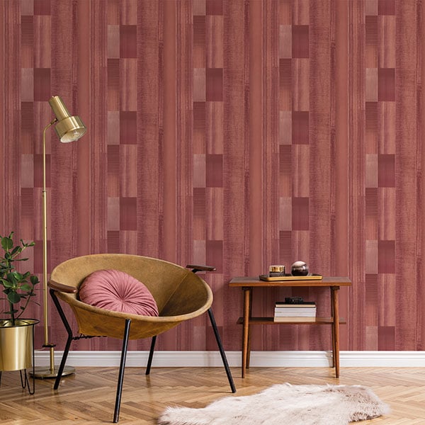 Galerie Wallpaper Product code: G56574R - Texstyle Wallpaper Collection - Red Rose Gold Colours -  