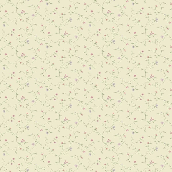 Galerie Wallpaper Product code: G67922 - Miniatures 2 Wallpaper Collection - Cream Green Pink Purple Colours -  