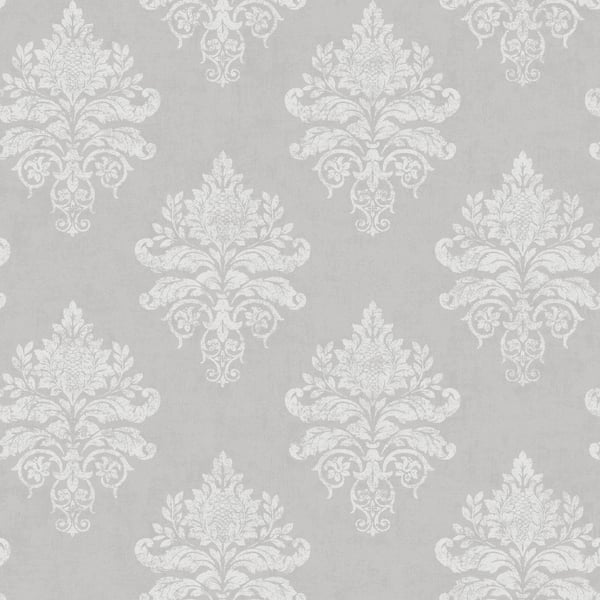 Galerie Wallpaper Product code: G68670 - Palazzo 2 Wallpaper Collection - Silver Grey,White Colours -  