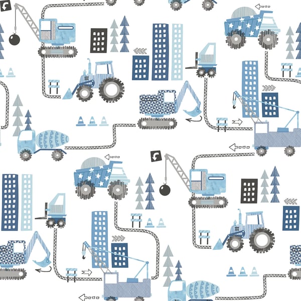 Galerie Wallpaper Product code: G78360 - Tiny Tots 2 Wallpaper Collection - Blues Colours -  