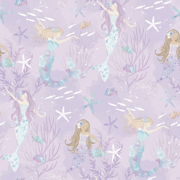 Galerie Wallpaper Product code: G78391 - Tiny Tots 2 Wallpaper Collection - Purple Turquoise Glitter Colours -  