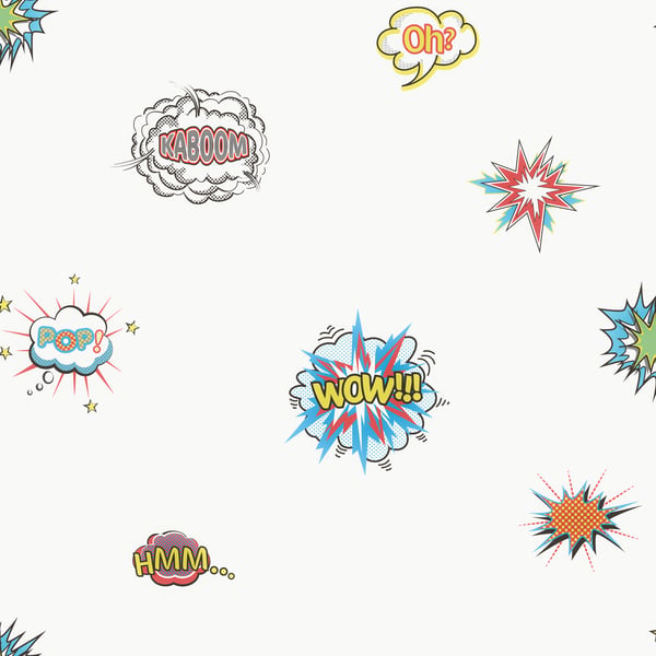 Galerie Wallpaper Product code: G78580 - Kids & Teens Wallpaper Collection - Blue Red Black Yellow Colours -  