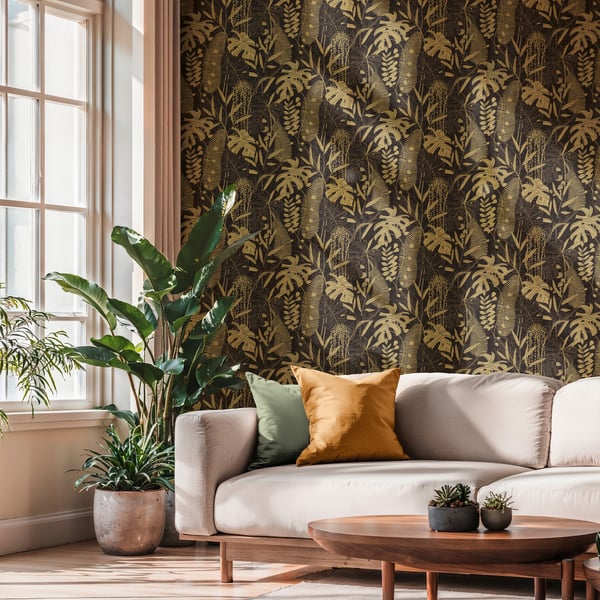 Galerie Wallpaper Product code: HV41092_2 - Havana 2 Wallpaper Collection - Metallic, Black Colours -  