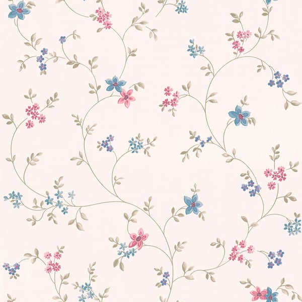 Galerie Wallpaper Product code: MC61021 - Maison Charme Wallpaper Collection - Blue, Green, Pink, Cream Colours -  
