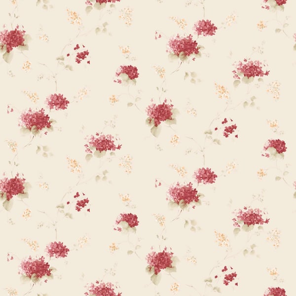 Galerie Wallpaper Product code: PF38109 - Pretty Prints Wallpaper Collection - Cream, Red, Yellow-Green, Ochre Colours -  