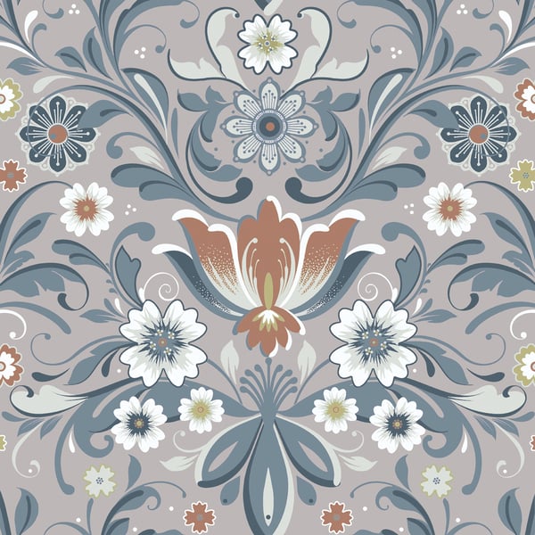 Galerie Wallpaper Product code: S24110 - Sommarang 2 Wallpaper Collection - Beige, blue Colours -  