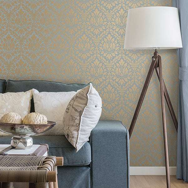Galerie Wallpaper Product code: SD36141R - Stripes And Damask 2 Wallpaper Collection -   