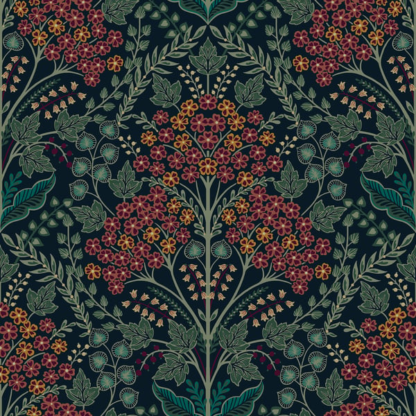 Galerie Wallpaper Product code: TJ40001 - Mulberry Tree Wallpaper Collection - Multi-coloured Colours -  