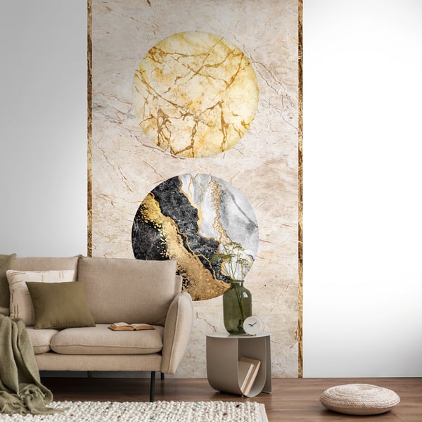 Galerie Wallpaper Product code: WH45218M_2 - Welcome Home Murals Wallpaper Collection - Beige, Yellow, Black Colours -  