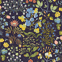 Galerie Wallcoverings Product Code 22002 - Fagring Wallpaper Collection - Dark blue/green Colours - Groh Design