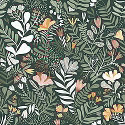 Galerie Wallcoverings Product Code 22009 - Fagring Wallpaper Collection - Pink/green Colours - Brittsommar Design