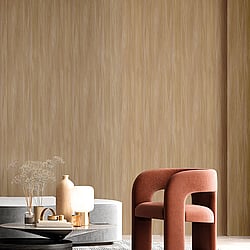 Galerie Wallcoverings Product Code 27548 - Synergy Wallpaper Collection - Bronze Brown Colours - Stripe Texture Design