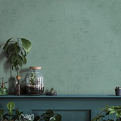 Galerie Wallcoverings Product Code 34618 - Terra Wallpaper Collection - Green Colours - Uni Design