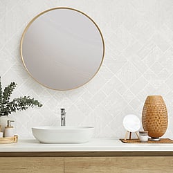 Galerie Wallcoverings Product Code 35508 - Odyssey Wallpaper Collection - White Colours - Graphic Design