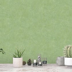 Galerie Wallcoverings Product Code 7333 - Evergreen Wallpaper Collection - Green Colours - Veining Leaf Texture Design