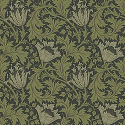 Galerie Wallcoverings Product Code: 82005 - Hidden Treasures Wallpaper Collection Galerie Wallcoverings Product Code 82005 - Hidden Treasures Wallpaper Collection - Green black Colours - Anemone Design