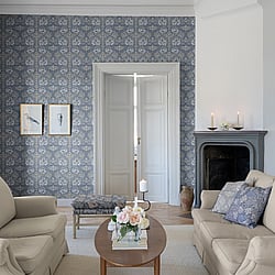 Galerie Wallcoverings Product Code: 82024 - Hidden Treasures Wallpaper Collection Galerie Wallcoverings Product Code 82024 - Hidden Treasures Wallpaper Collection - Blue Colours - African Marigold Design