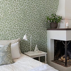 Galerie Wallcoverings Product Code: 82028 - Hidden Treasures Wallpaper Collection Galerie Wallcoverings Product Code 82028 - Hidden Treasures Wallpaper Collection - Green Colours - Oak Tree Design
