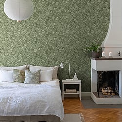 Galerie Wallcoverings Product Code: 82042 - Hidden Treasures Wallpaper Collection Galerie Wallcoverings Product Code 82042 - Hidden Treasures Wallpaper Collection - Dark green Colours - Mallow Design