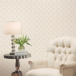 Galerie Wallcoverings Product Code 95614 - Ornamenta 2 Wallpaper Collection - White Gold Colours - Ornamenta Motif Design