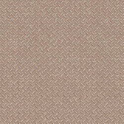 Galerie Wallcoverings Product Code G45173 - Nostalgie Wallpaper Collection - Bronze Brown Colours - Diamond Plate Design