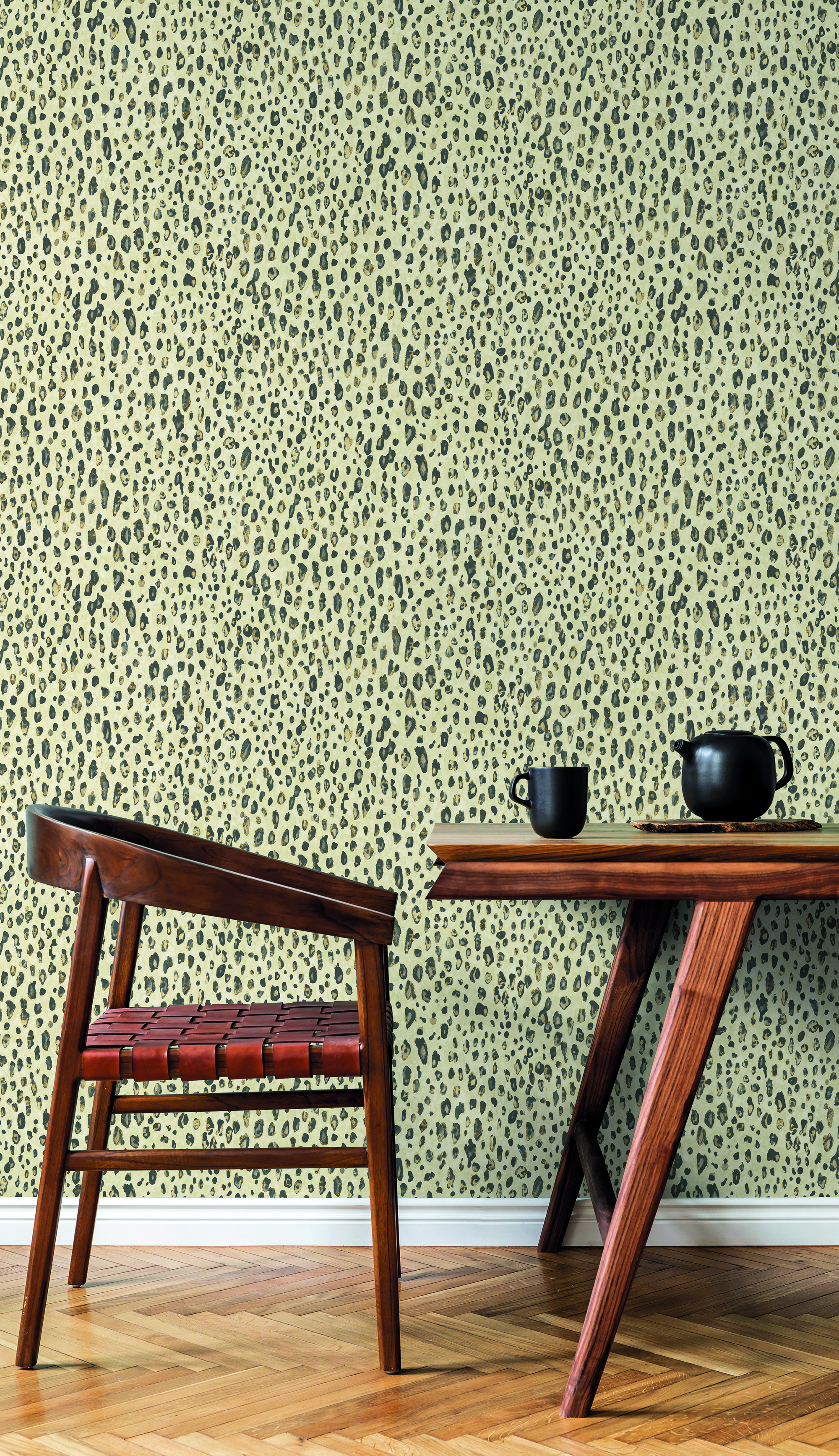 Galerie Wallcoverings Product Code G67761 - Natural FX 2 Wallpaper Collection - Gold Colours - Leopard Design