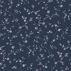 Galerie Wallcoverings Product Code: G67863 - Miniatures 3 Wallpaper Collection Galerie Wallcoverings Product Code G67863 - Miniatures 3 Wallpaper Collection - Blue White Colours - Floral Trail Design