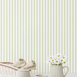 Galerie Wallcoverings Product Code: G67910 - Miniatures 3 Wallpaper Collection Galerie Wallcoverings Product Code G67910 - Miniatures 3 Wallpaper Collection - Green White Colours - Narrow Stripe Design