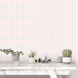 Galerie Wallcoverings Product Code: G67912 - Miniatures 3 Wallpaper Collection Galerie Wallcoverings Product Code G67912 - Miniatures 3 Wallpaper Collection - Pink White Colours - Narrow Stripe Design