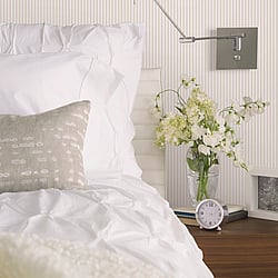 Galerie Wallcoverings Product Code: G67926 - Miniatures 3 Wallpaper Collection Galerie Wallcoverings Product Code G67926 - Miniatures 3 Wallpaper Collection - Cream White Colours - Ticking Stripe Design