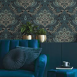 Galerie Wallcoverings Product Code: TJ40712 - Mulberry Tree Wallpaper Collection Galerie Wallcoverings Product Code TJ40712 - Mulberry Tree Wallpaper Collection - Blue Colours - Logan Design