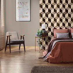 Galerie Wallcoverings Product Code WH45202M - Welcome Home Murals Wallpaper Collection - Beige, Brown, Cream Colours -  