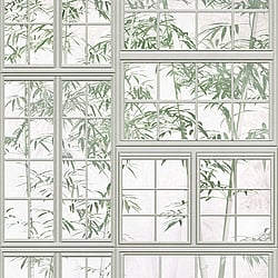 Galerie Wallcoverings Product Code WH45214M - Welcome Home Murals Wallpaper Collection - Cream, Grey, Green Colours -  