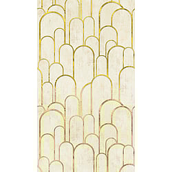 Galerie Wallcoverings Product Code WH45224M - Welcome Home Murals Wallpaper Collection - Cream, Yellow, Metallic Colours -  