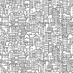 Galerie Wallcoverings Product Code WH45227M - Welcome Home Murals Wallpaper Collection - Black, White Colours -  