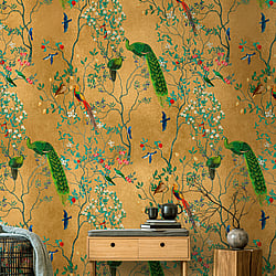 Galerie Wallcoverings Product Code WH45248M - Welcome Home Murals Wallpaper Collection - Multi-colour, Yellow, Green Colours -  