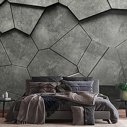 Galerie Wallcoverings Product Code WH45286M - Welcome Home Murals Wallpaper Collection - Grey, Black Colours -  