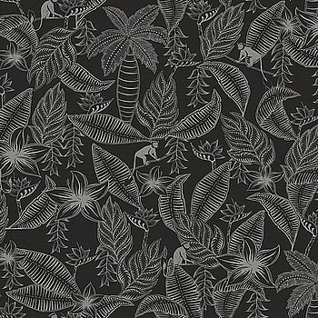 Galerie Wallcoverings Product Code 12705 - Ted Baker Fantasia Wallpaper Collection - Black Silver Colours -  
