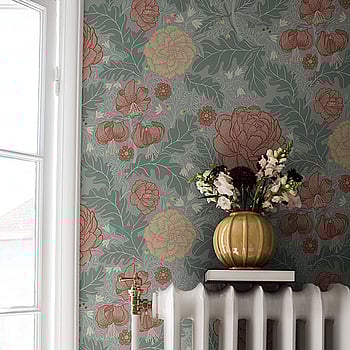 Galerie Wallcoverings Product Code 14002 - Ekbacka Wallpaper Collection - Green Blue Colours -  