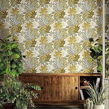 Galerie Wallcoverings Product Code 18507 - Into The Wild Wallpaper Collection - Yellow Colours -  
