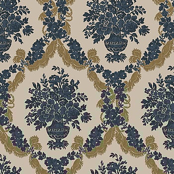 Galerie Wallcoverings Product Code 23629 - Italian Classics 4 Wallpaper Collection - Blue Gold Colours -  