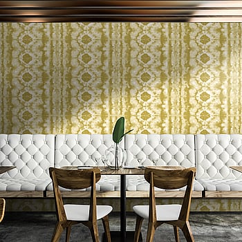 Galerie Wallcoverings Product Code 26789 - Crafted Wallpaper Collection - Yellow Gold White Colours -  