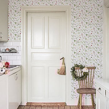 Galerie Wallcoverings Product Code 27010 - Morgongava Wallpaper Collection - Green Red Purple Colours -  