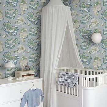 Galerie Wallcoverings Product Code 29009 - Resan Wallpaper Collection - Light blue Colours -  