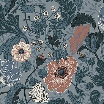 Galerie Wallcoverings Product Code 33004 - Apelviken Wallpaper Collection - Blue Pink Colours -  