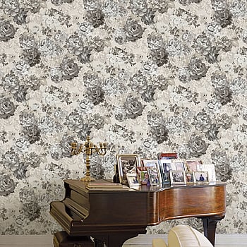 Galerie Wallcoverings Product Code 42539 - Opulence Wallpaper Collection - Beige Grey Colours -  