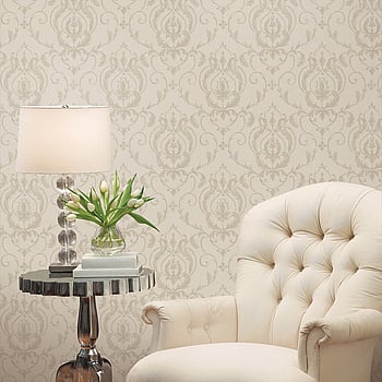 Galerie Wallcoverings Product Code 47511 - Ornamenta 2 Wallpaper Collection - Silver Beige Colours -  