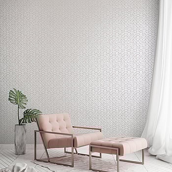 Galerie Wallcoverings Product Code 64652 - Slow Living Wallpaper Collection - Purple Lilac Grey Silver Colours -  