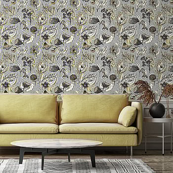 Galerie Wallcoverings Product Code 81333 - Pepper Wallpaper Collection - Mustard Colours -  