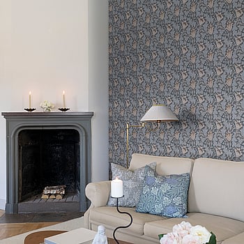 Galerie Wallcoverings Product Code 82006 - Hidden Treasures Wallpaper Collection - Blue red Colours -  